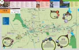 Spokane tourist map