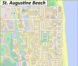 St. Augustine Beach Maps