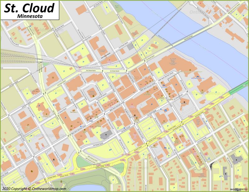 St. Cloud Downtown Map