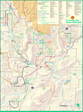 St. George trails map