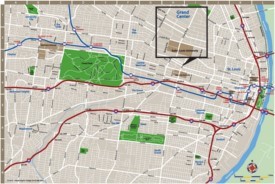 St. Louis city center map