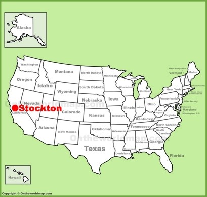 Stockton Location Map