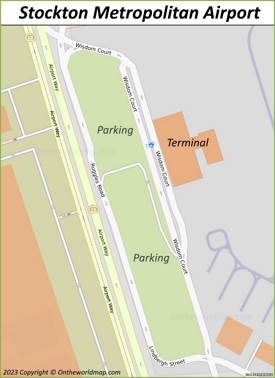 Stockton Metropolitan Airport Map