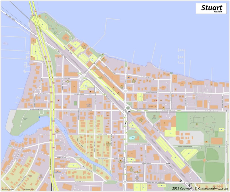 Map of Downtown Stuart