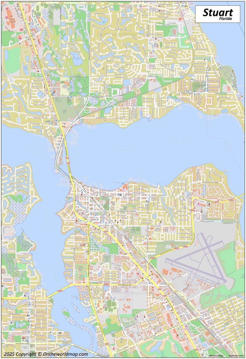 Map of Stuart