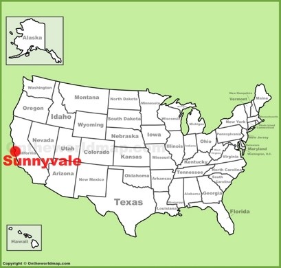 Sunnyvale Location Map