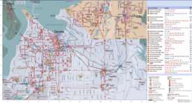 Tacoma Bus Map