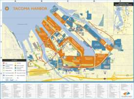 Tacoma Harbor Map