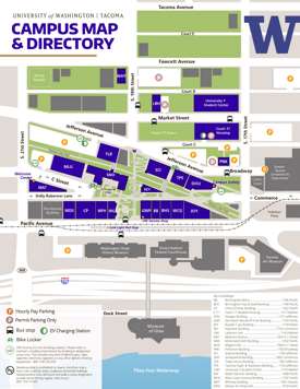 University of Washington Tacoma Campus Map