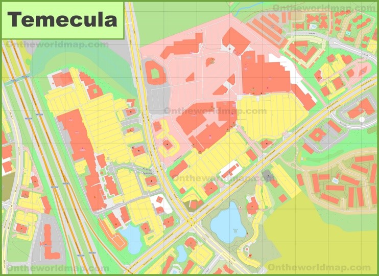 Temecula city center map