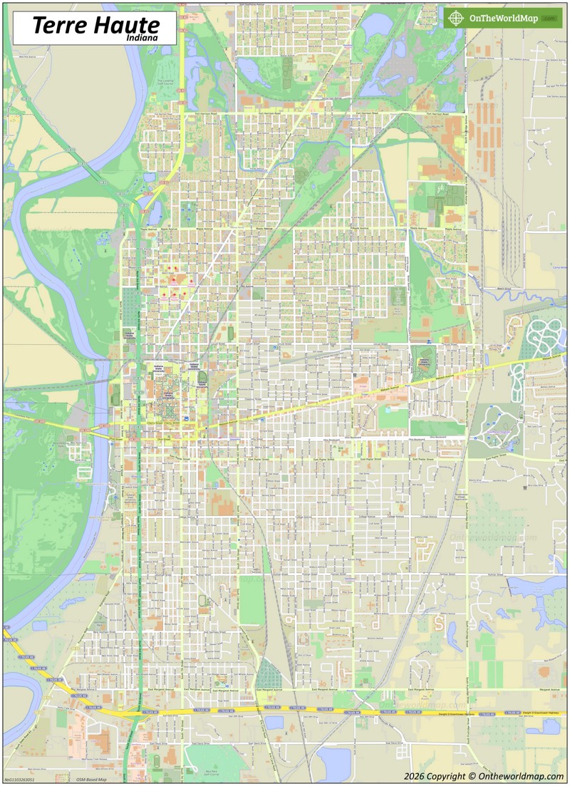 Map of Terre Haute