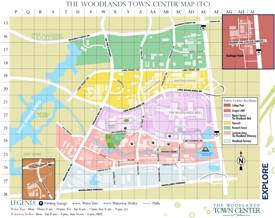 The Woodlands Town Center Map