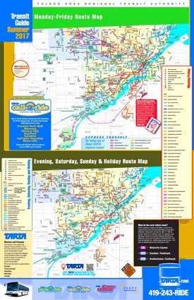 Toledo transport map