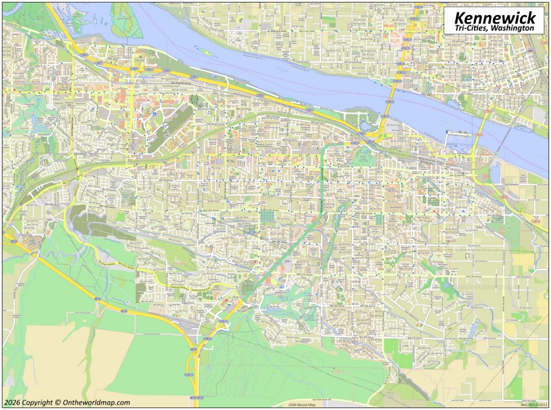 Map of Kennewick