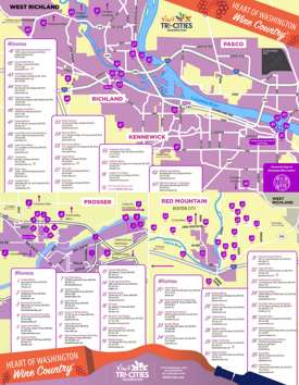 Tri-Cities Wine Map
