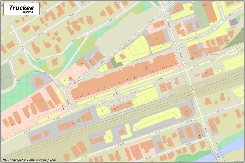 Map of Downtown Truckee