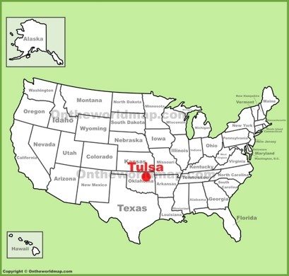 Tulsa Location Map