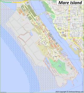 Mare Island Map