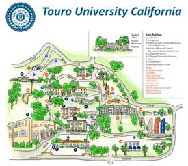 Touro University California Campus Map