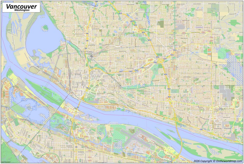 Map of Vancouver