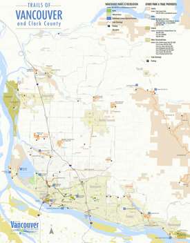 Vancouver Area Parks and Trails Map