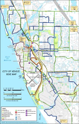 Venice bike map