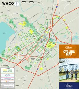 Waco Cycling Map