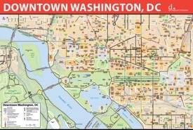 Washington, D.C. downtown bike map