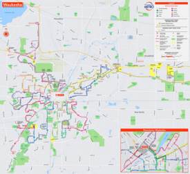 Waukesha Transit Map