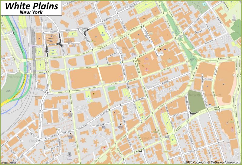 White Plains Downtown Map