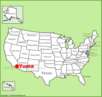 Yuma Location Map