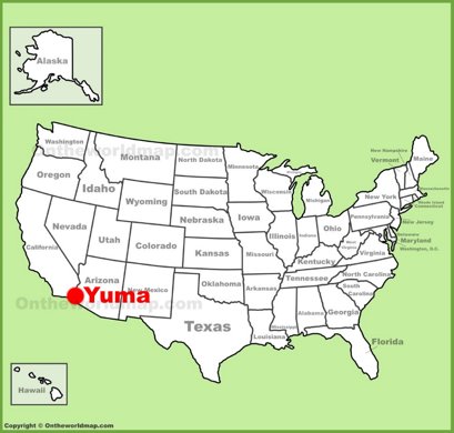 Map Of Yuma Arizona Yuma Maps | Arizona, U.s. | Maps Of Yuma