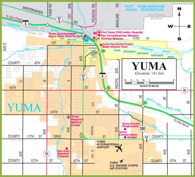 Yuma road map