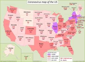 US Coronavirus Map 30 April 2020