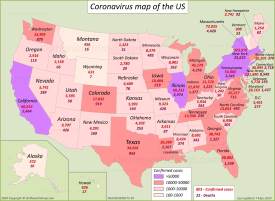 US Coronavirus Map 7 May 2020