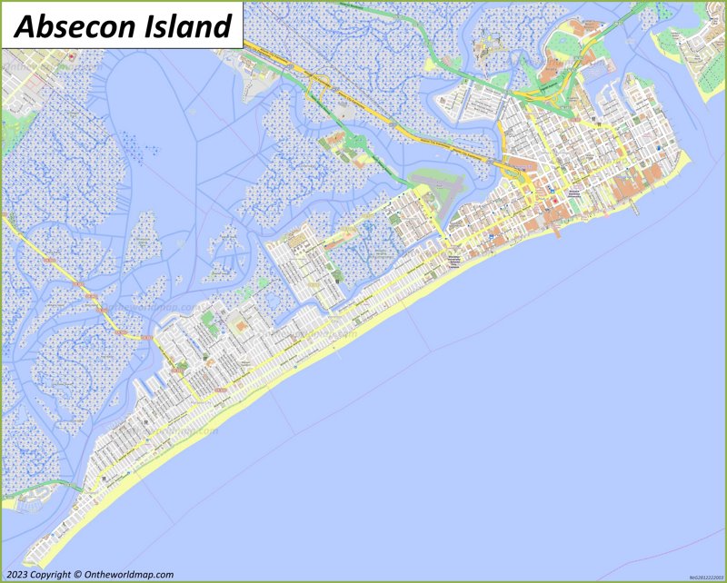 Detailed Map Of Absecon Max 