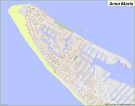 Anna Maria City Map