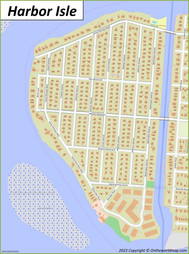 Harbor Isle Map