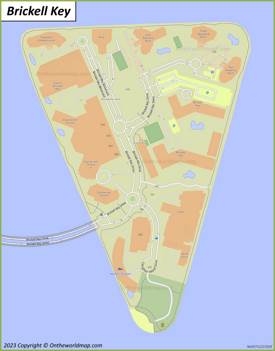 Brickell Key Map
