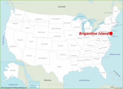 Brigantine Location Map