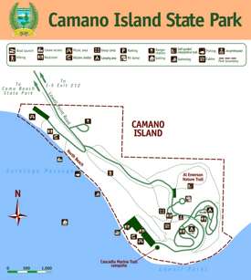 Map of Camano Island State Park