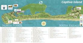 Captiva Island Tourist Map