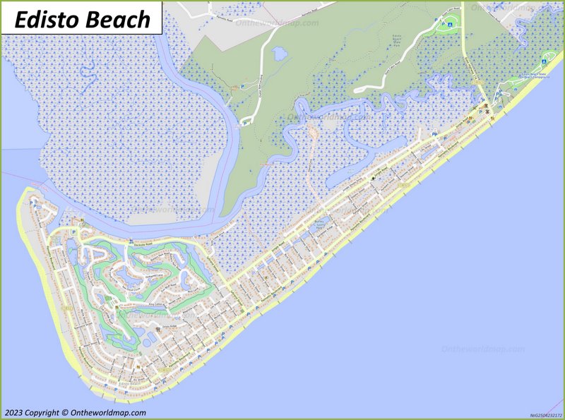 Edisto Beach Map
