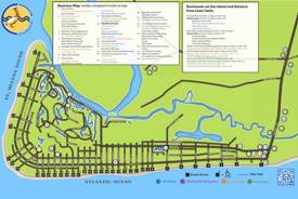 Edisto Beach Tourist Map
