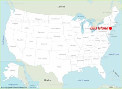 Ellis Island Map New Jersey U S Detailed Maps Of Ellis Island   Ellis Location On The Usa Map Min 