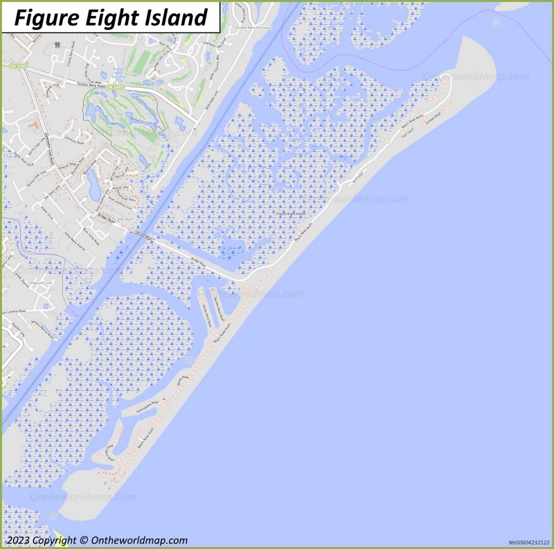 map of figure 8 island        <h3 class=