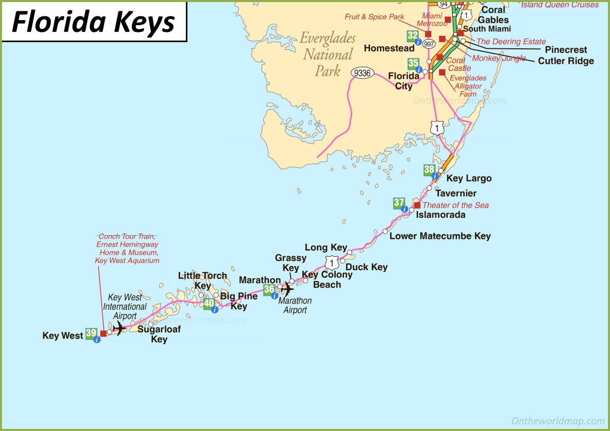 Florida Keys Map U S Maps Of Florida Keys