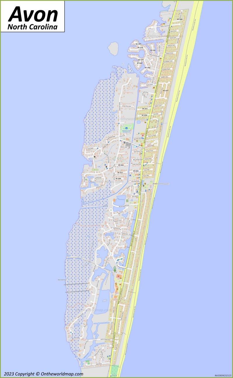Avon Map North Carolina Ontheworldmap