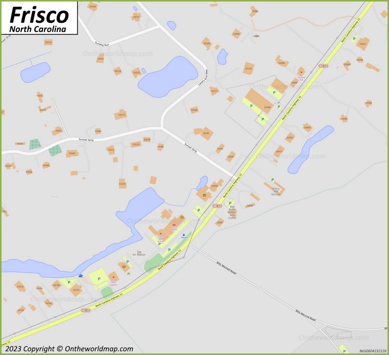 Downtown Frisco Map