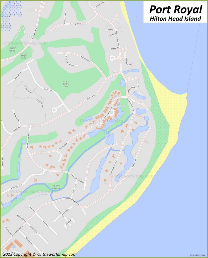 Port Royal Map